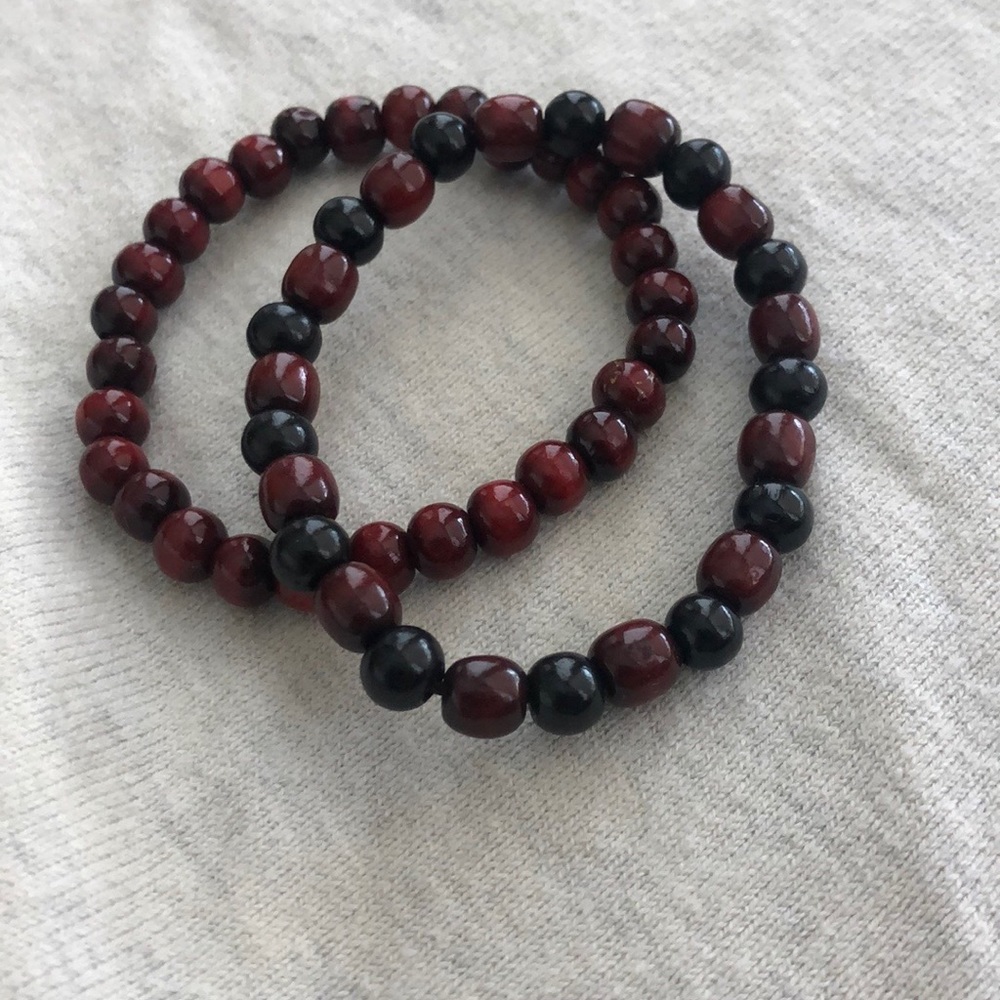 BUDDHIST RED SANDALWOOD MALA BRACELET